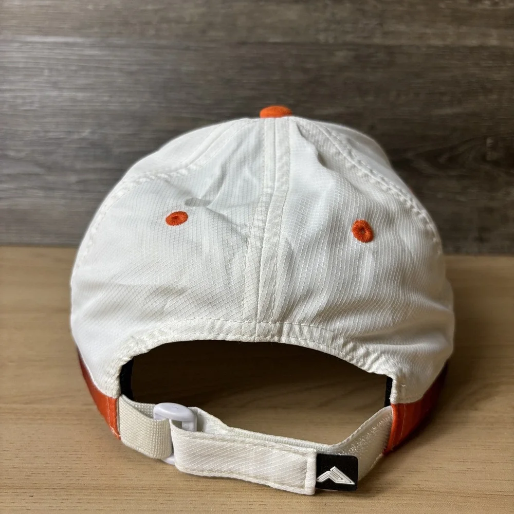 Hankook Hat Cap Strap Back White Black Orange Racing Embroidered Mens One Size